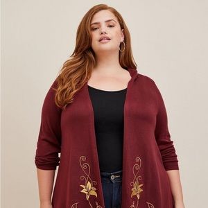 Torrid Disney Tangled Drape Cardigan